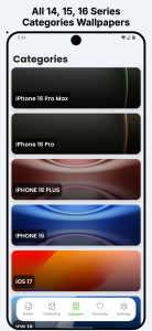 اسکرین شات 6 برنامه Wallpapers For iPhone 14-16 HD