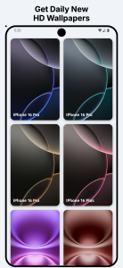 اسکرین شات 3 برنامه Wallpapers For iPhone 14-16 HD