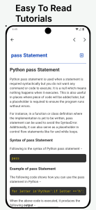 اسکرین شات 4 برنامه Learn Python Tutorials