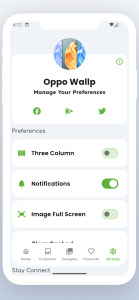 اسکرین شات 8 برنامه Wallpapers For Oppo - HD - 4K
