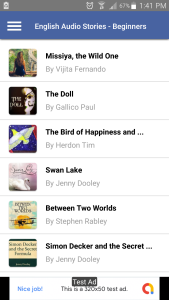 اسکرین شات 2 برنامه Easy English Audiobooks - Lear
