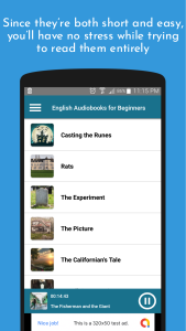 اسکرین شات 4 برنامه English Audiobook & Fairytales