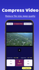 اسکرین شات 2 برنامه Media Toolkit: Edit & Compress