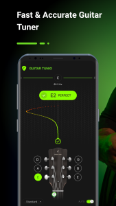 اسکرین شات 1 برنامه Guitar Tuner, GuitarTunio