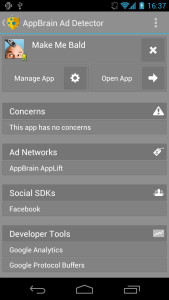اسکرین شات 3 برنامه AppBrain Ad Detector