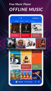 اسکرین شات 2 برنامه Music Player - Play MP3 Audio