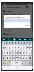 اسکرین شات 1 برنامه Classic Big Keyboard