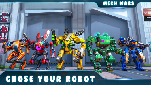 اسکرین شات 3 برنامه Spider Mech Wars - Robot Game