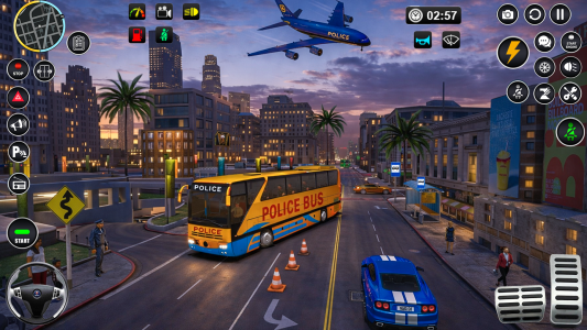 اسکرین شات 5 بازی Police Bus Simulator Bus Games