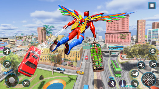 اسکرین شات 1 بازی Wingman Rope Crime Spider Hero