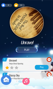 اسکرین شات 1 بازی Anime Piano Tokyo Ghoul