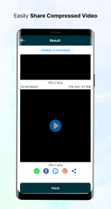 اسکرین شات 8 برنامه Video & Image Compressor App