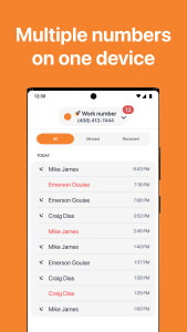 اسکرین شات 7 برنامه Phoner: Second Phone Number