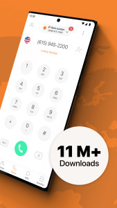 اسکرین شات 2 برنامه Phoner: Second Phone Number