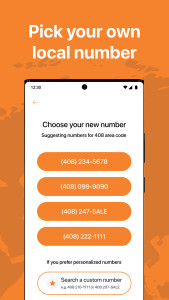 اسکرین شات 3 برنامه Phoner: Second Phone Number