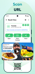 اسکرین شات 5 برنامه QR Scanner - Barcode Reader