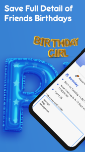 اسکرین شات 3 برنامه Birthdays, Reminder & Calendar