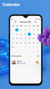 اسکرین شات 5 برنامه Birthdays, Reminder & Calendar