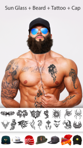 اسکرین شات 7 برنامه Man Hair Mustache Style  PRO