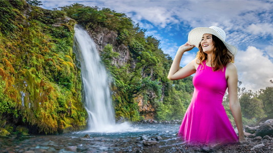اسکرین شات 4 برنامه Waterfall Photo Editor frame
