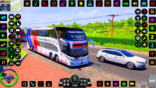 اسکرین شات 4 بازی City Coach Bus Driving Sim 3D