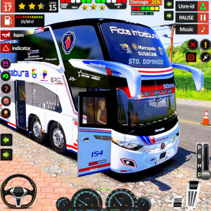 اسکرین شات 1 بازی City Coach Bus Driving Sim 3D