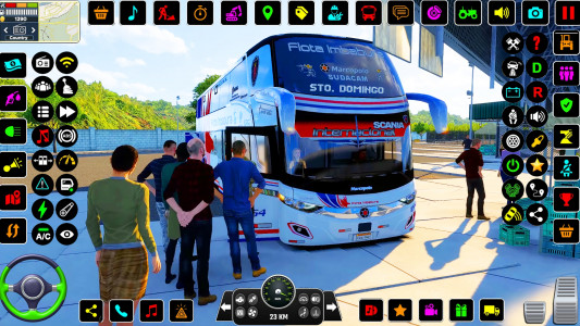 اسکرین شات 3 بازی City Coach Bus Driving Sim 3D