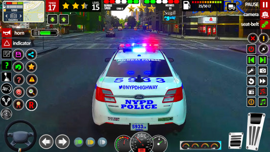 اسکرین شات 3 بازی Us Police Car Cop Car Games 3D