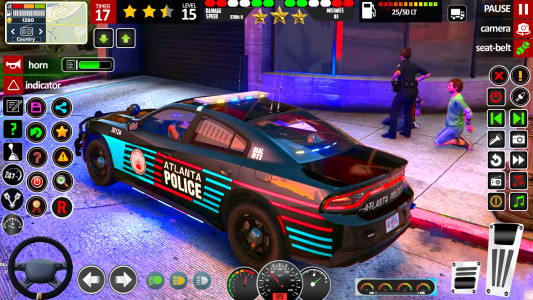 اسکرین شات 1 بازی Us Police Car Cop Car Games 3D