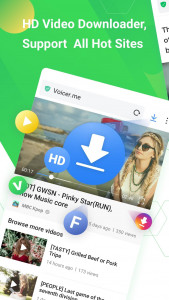اسکرین شات 1 برنامه APUS Browser-Private & Fast