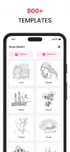 اسکرین شات 2 برنامه Ar Drawing: Trace to Sketch