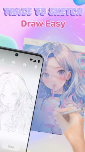 اسکرین شات 1 برنامه AR Draw Sketch: Trace & Paint