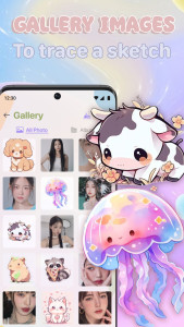 اسکرین شات 3 برنامه AR Draw Sketch: Trace & Paint
