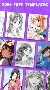 اسکرین شات 3 برنامه Draw Anime: AR Tracing & Art