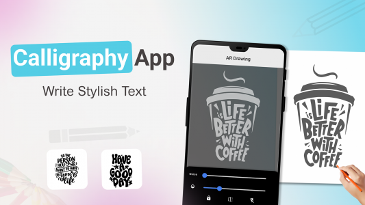اسکرین شات 3 برنامه Draw AR Sketch: Trace App