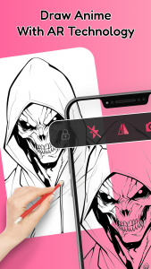 اسکرین شات 1 برنامه ARDraw - Anime Trace & Sketch