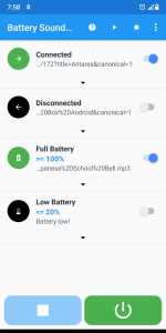 اسکرین شات 4 برنامه Battery Sound Alert
