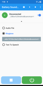اسکرین شات 5 برنامه Battery Sound Alert