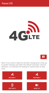 اسکرین شات 1 برنامه 4G Switcher - Force LTE Only