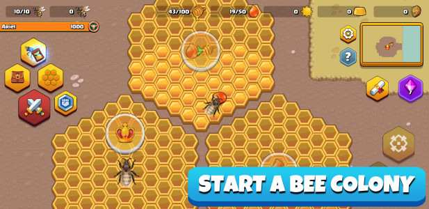 اسکرین شات 1 بازی Pocket Bees: Colony Simulator