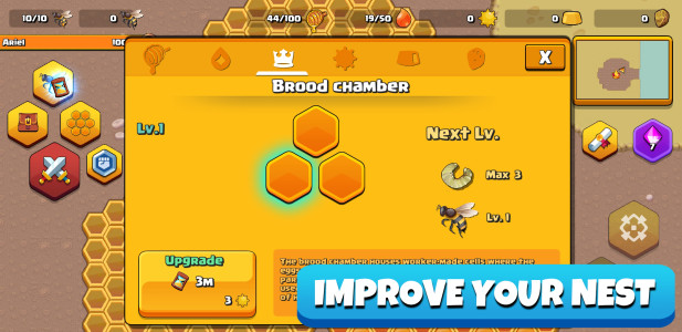 اسکرین شات 3 بازی Pocket Bees: Colony Simulator