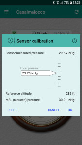 اسکرین شات 4 برنامه Accurate Barometer