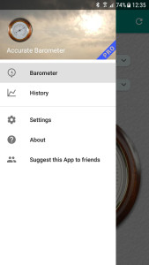 اسکرین شات 5 برنامه Accurate Barometer