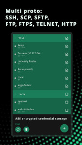 اسکرین شات 2 برنامه Admin Hands: SSH & SFTP Client