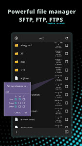 اسکرین شات 3 برنامه Admin Hands: SSH & SFTP Client