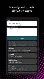 اسکرین شات 5 برنامه Admin Hands: SSH & SFTP Client