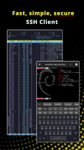 اسکرین شات 1 برنامه Admin Hands: SSH & SFTP Client