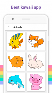 اسکرین شات 7 برنامه Draw Art - How to Draw Kawaii