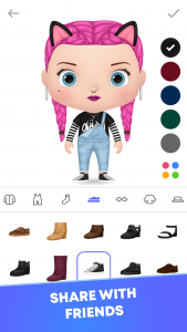 اسکرین شات 6 برنامه Oh My Doll - Avatar Creator