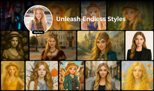 اسکرین شات 1 برنامه Artorys: AI Photo Art